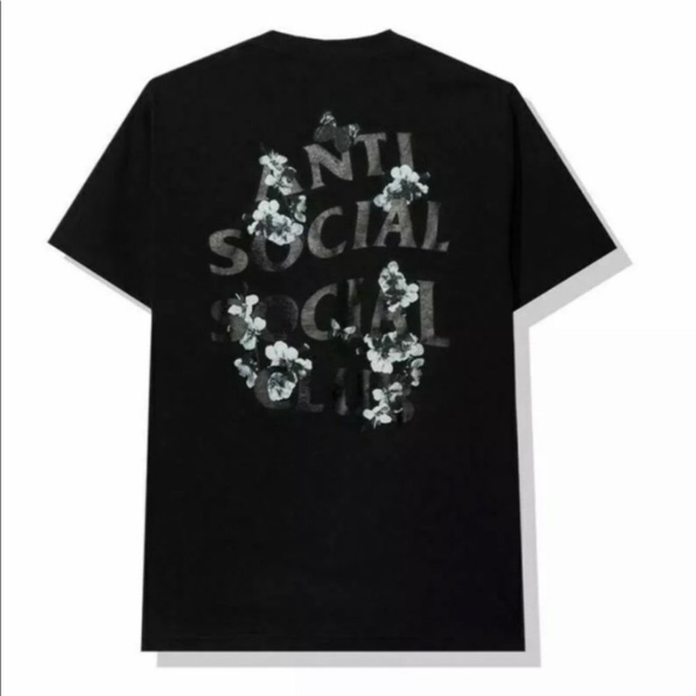 DS Anti Social Social Club Dramatic Black Tee ASSC New